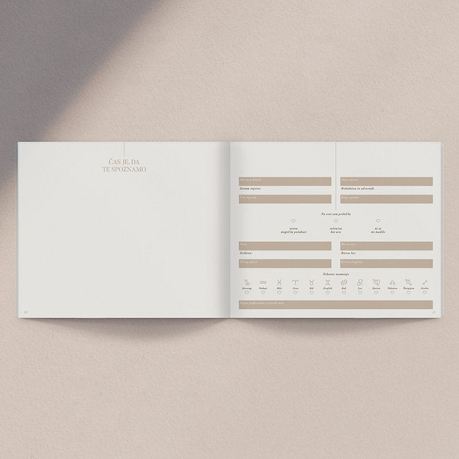 Dječja bilježnica - bež