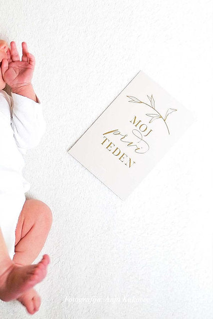 Kartice s prekretnicama za bebe 