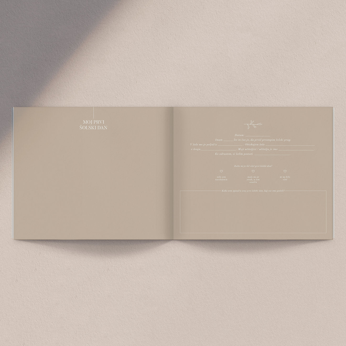 Dječja bilježnica - bež