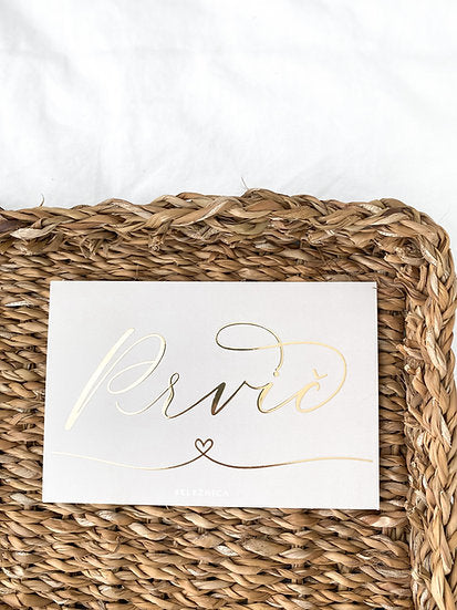 Kartice s prekretnicama za bebe 