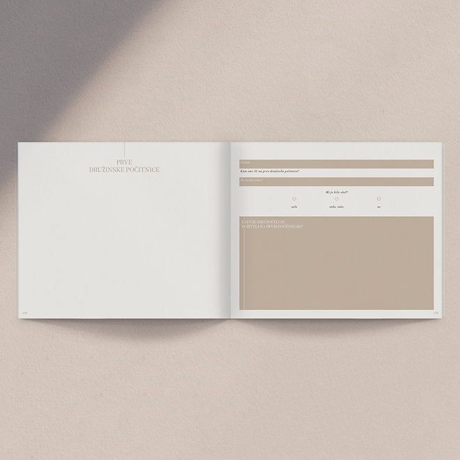 Dječja bilježnica - bež