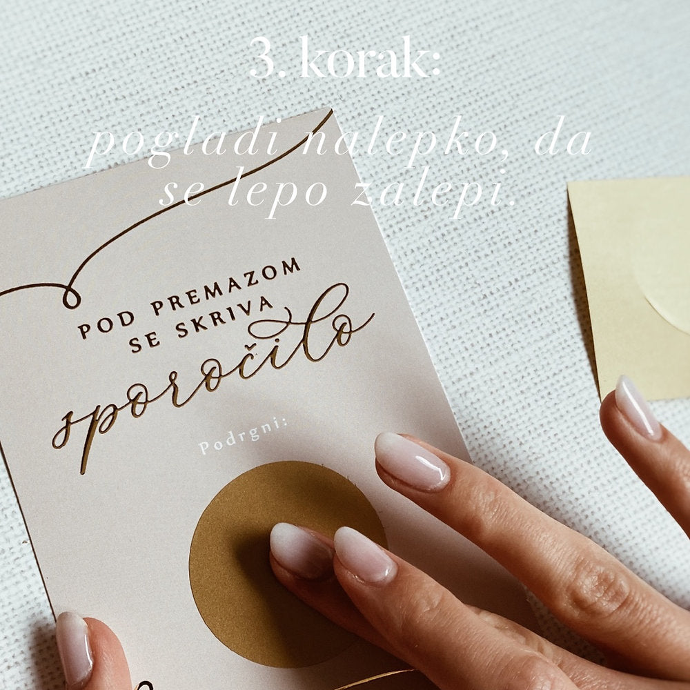 DIY čestitka - Napišite poruku sami