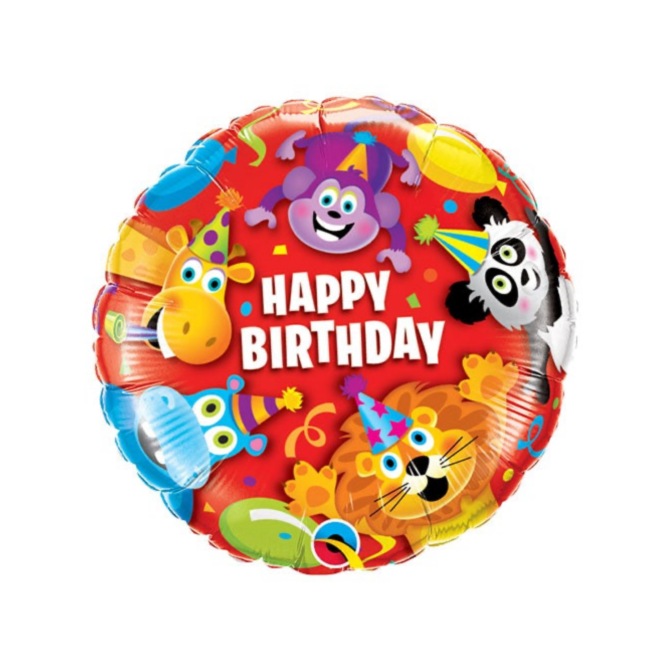Balon od folije - Sretan rođendan, Party animals