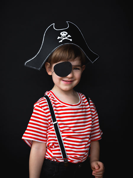 Klobučič - Piratski klobuk in povez za oči