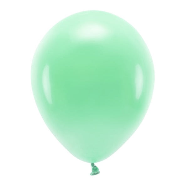 Eko pastelni baloni, mint, baloni za rojstni dan