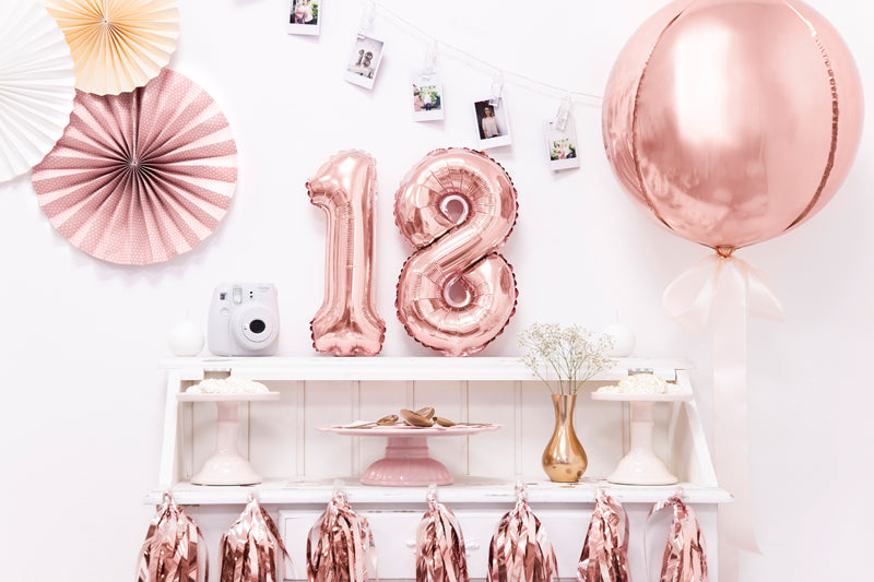 Folijski balon - Rose gold kugla