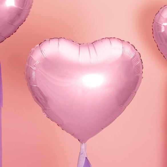 balon srček, balon folija srček, roza srček, roza balon