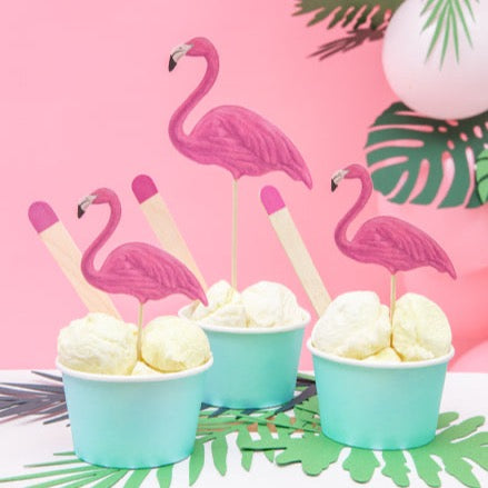 Cake topperi - Flamingo
