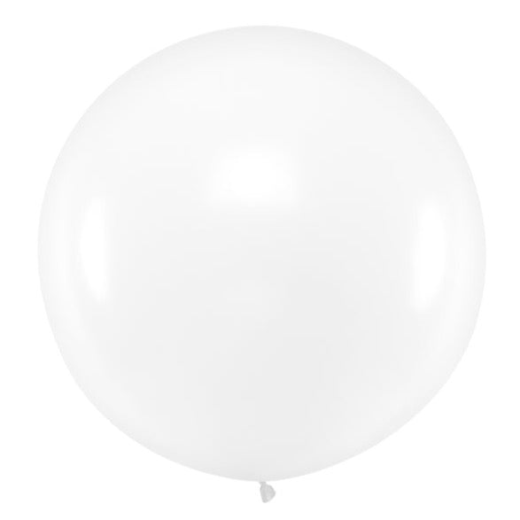 velik prozoren okrogel balon