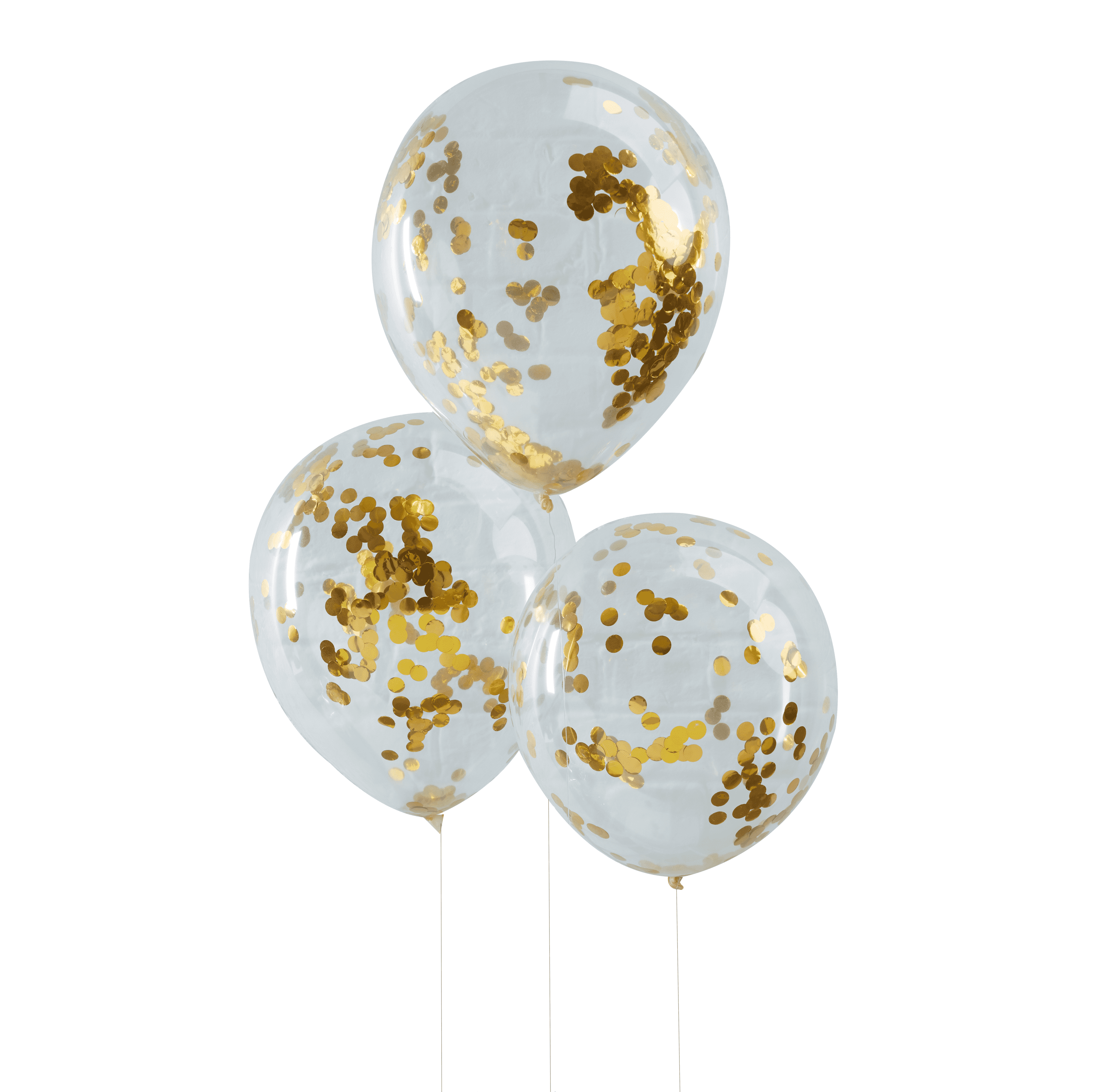 Lateks baloni s konfetima - Gold