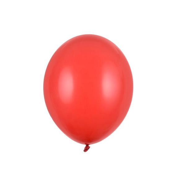 Baloni Mini - Pastel Poppy Red, 100 kom