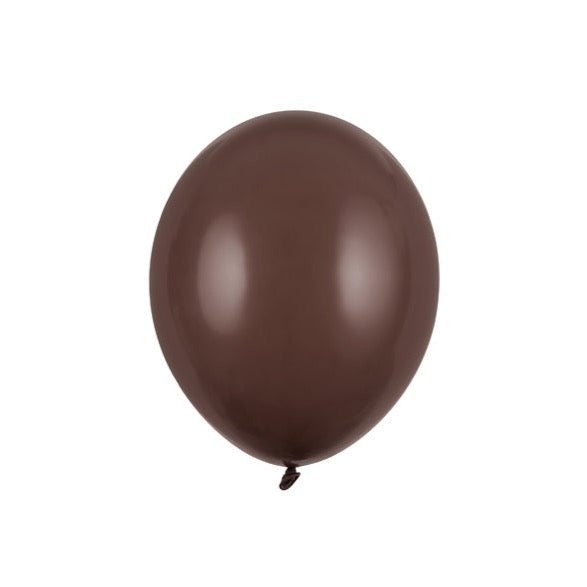 Mini baloni - Pastelno kakao smeđa, 100 kom