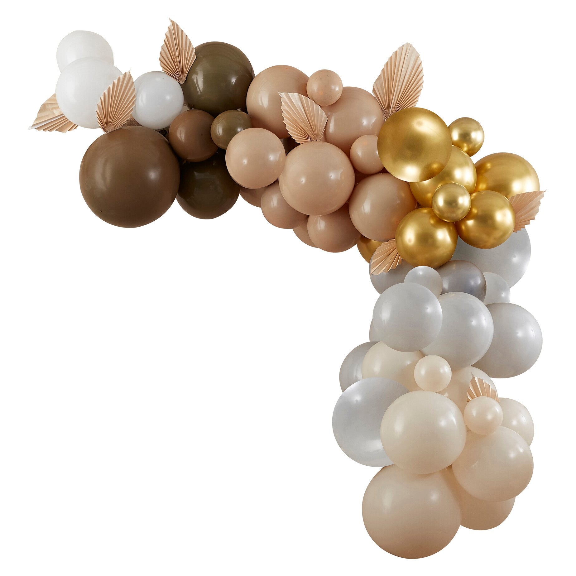 Balonska girlanda Ginger Ray - Taupe, Brown & Nude