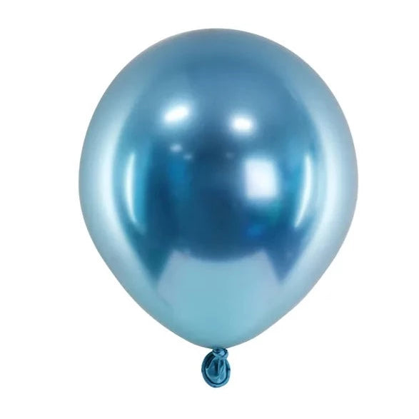 Mini baloni - sjajno plavi (50 kom)