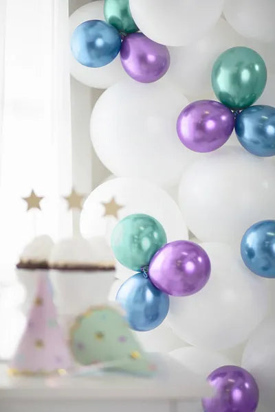 Mini baloni - sjajno plavi (50 kom)