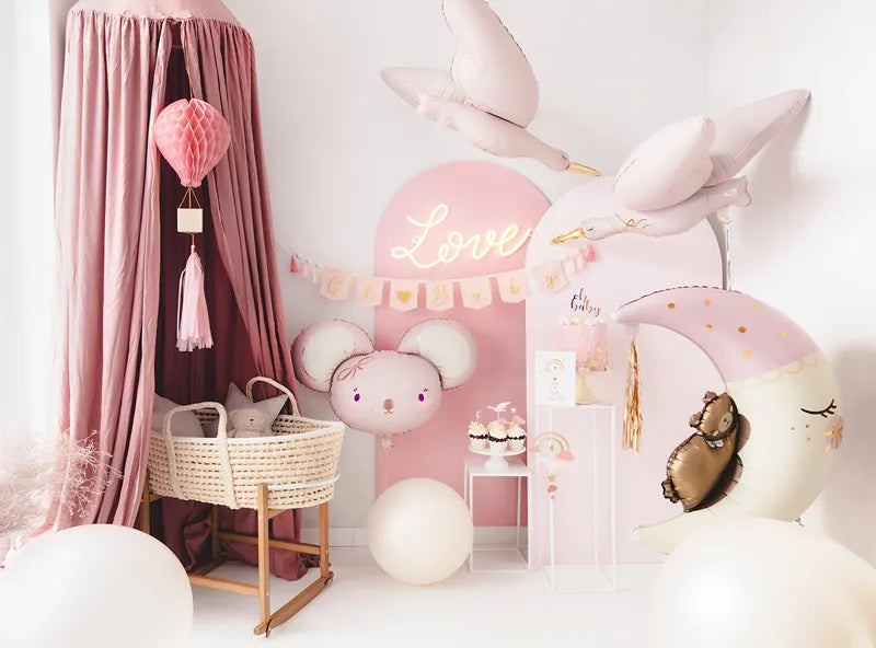 Balon od folije - Stork, Hello Baby
