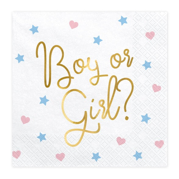 Salvete - dječak ili djevojčica, zlatni natpis