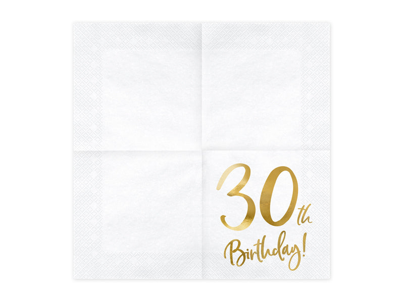 Papirnate salvete - 30. rođendan